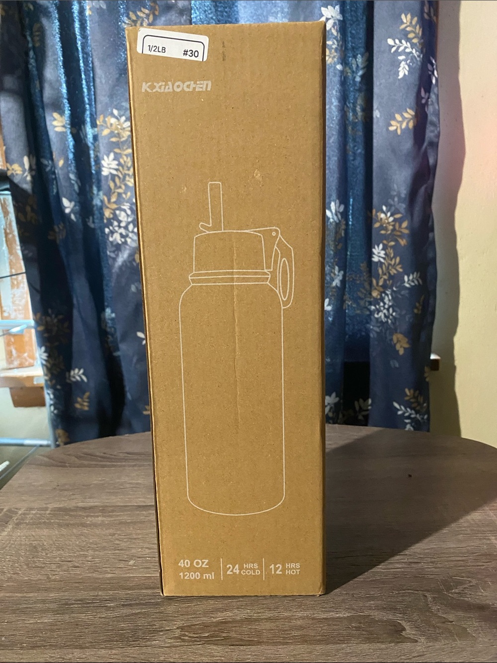 40oz Insulated Water Bottle - Brown